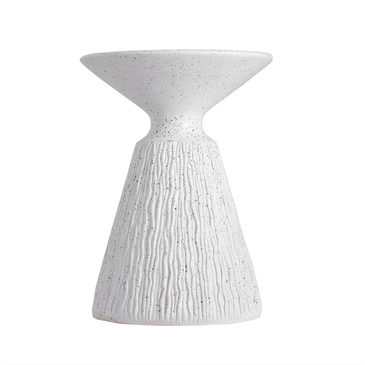 Retro Speckled Textured MGO Side Table