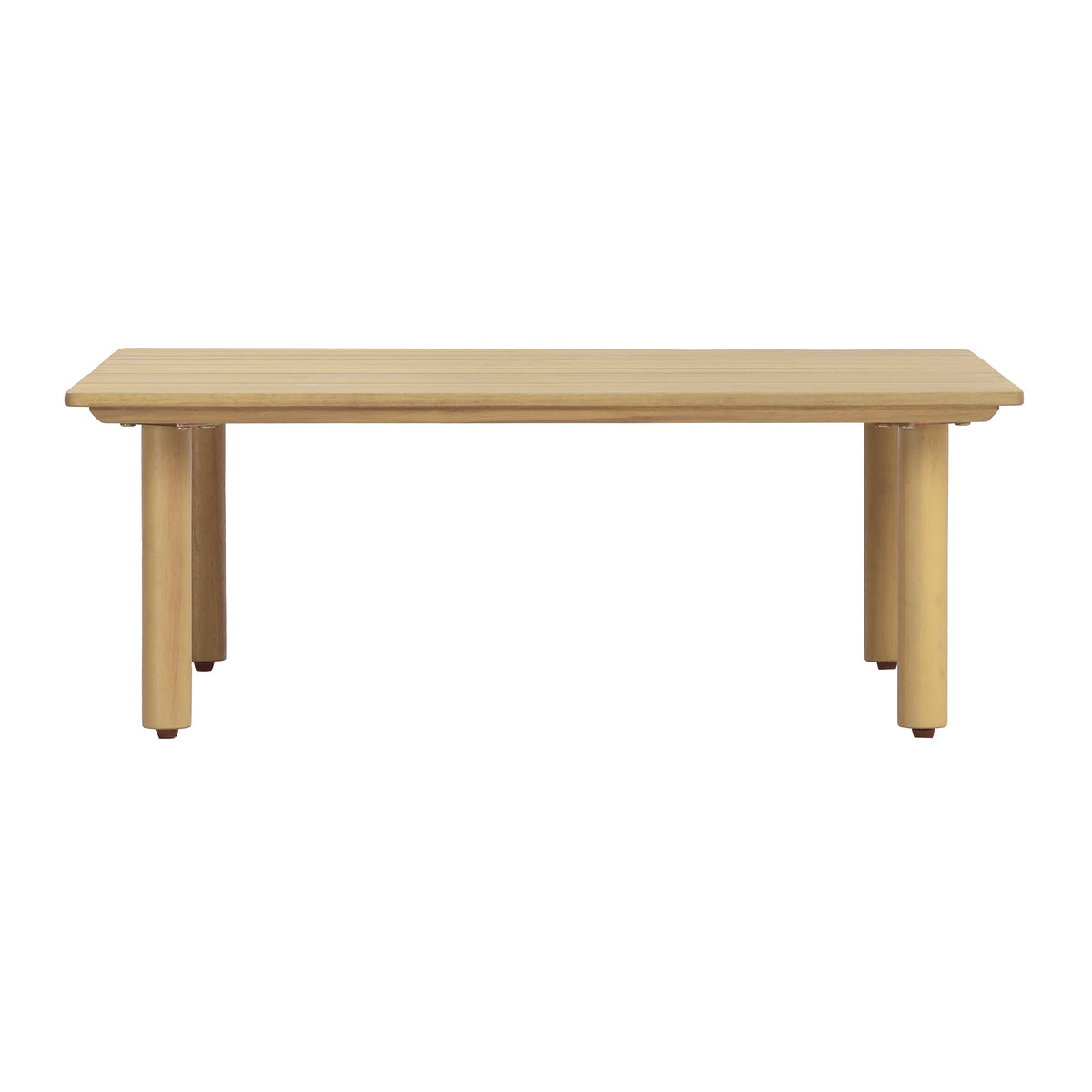 Acacia Wood Outdoor Square Coffee Table