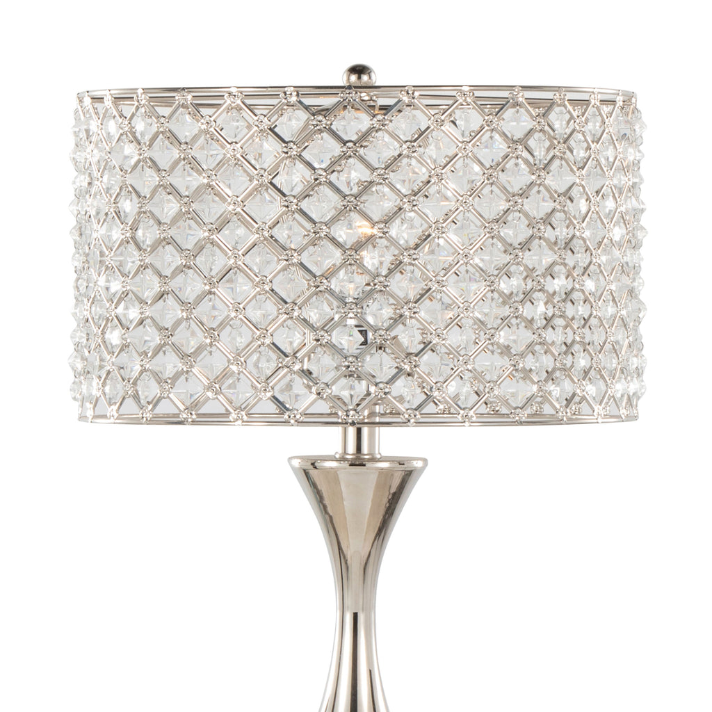 Topaz 27" Contemporary Metal Table Lamp