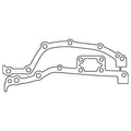 Cometic Gasket Cometic Jaguar 1970-1987 XK6 .018in AFM Timing Cover Gasket C4902-018