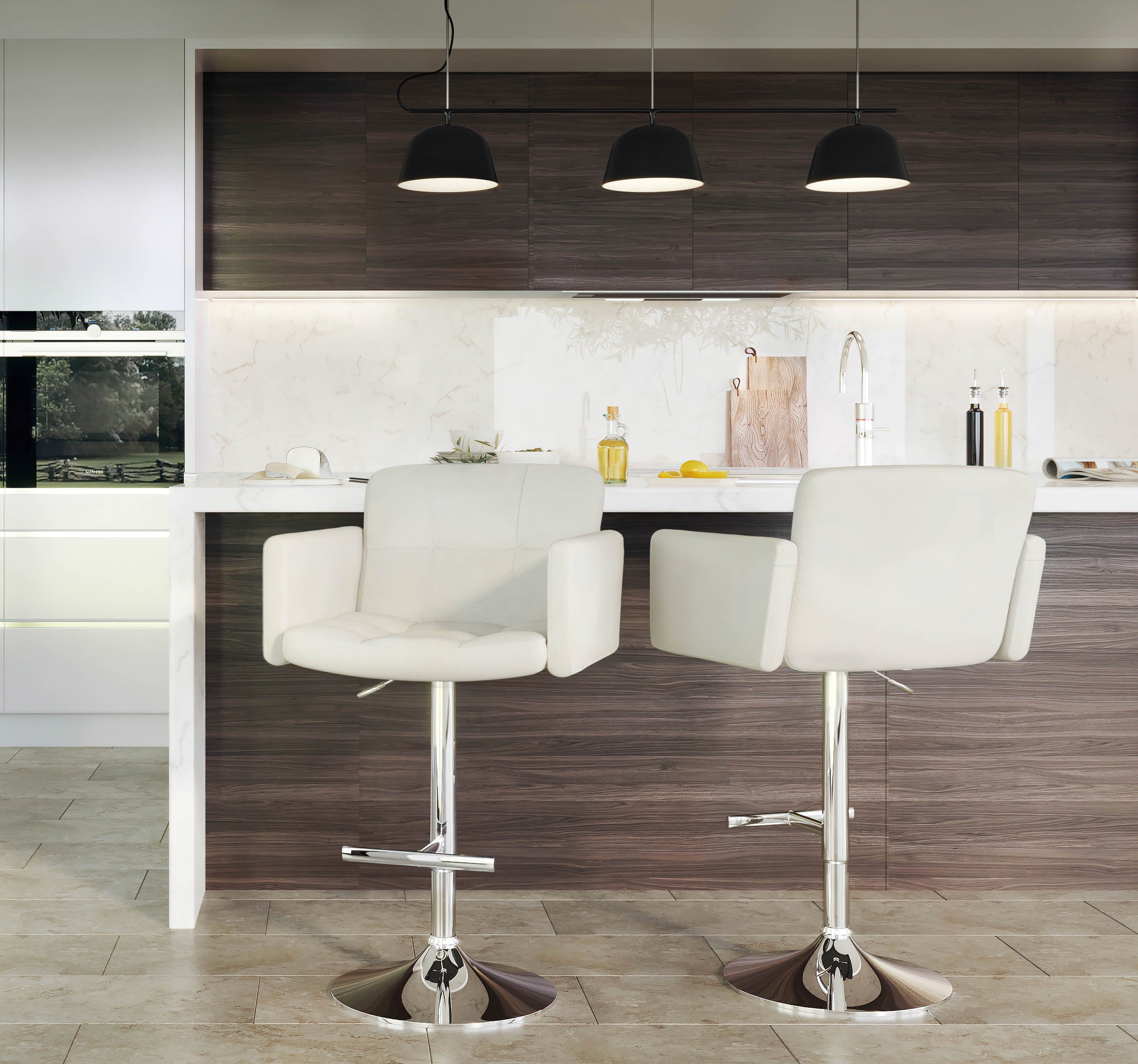 Stout Contemporary Adjustable Barstool with Swivel