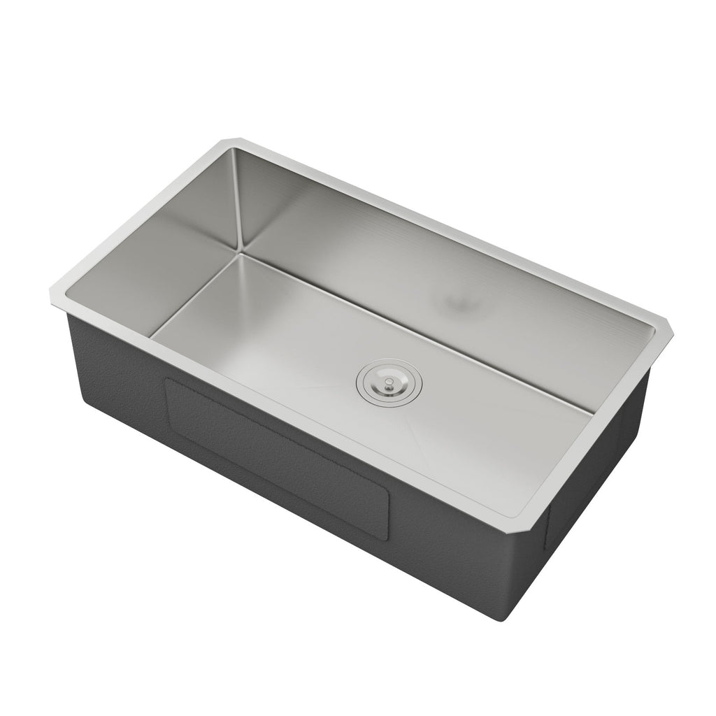33 Inch Undermount Sink - Stainless Steel Kitchen Sink