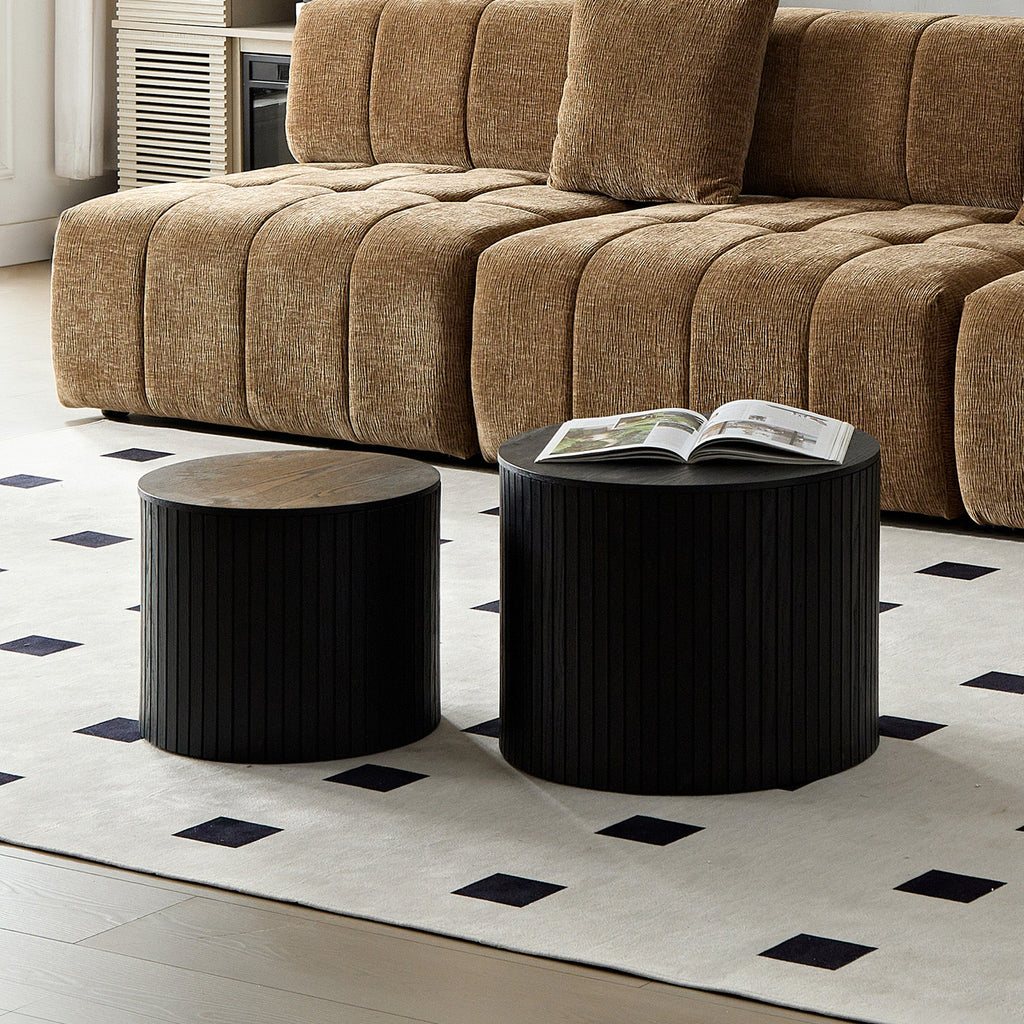 Nested Table Set - 2 Pieces in Black