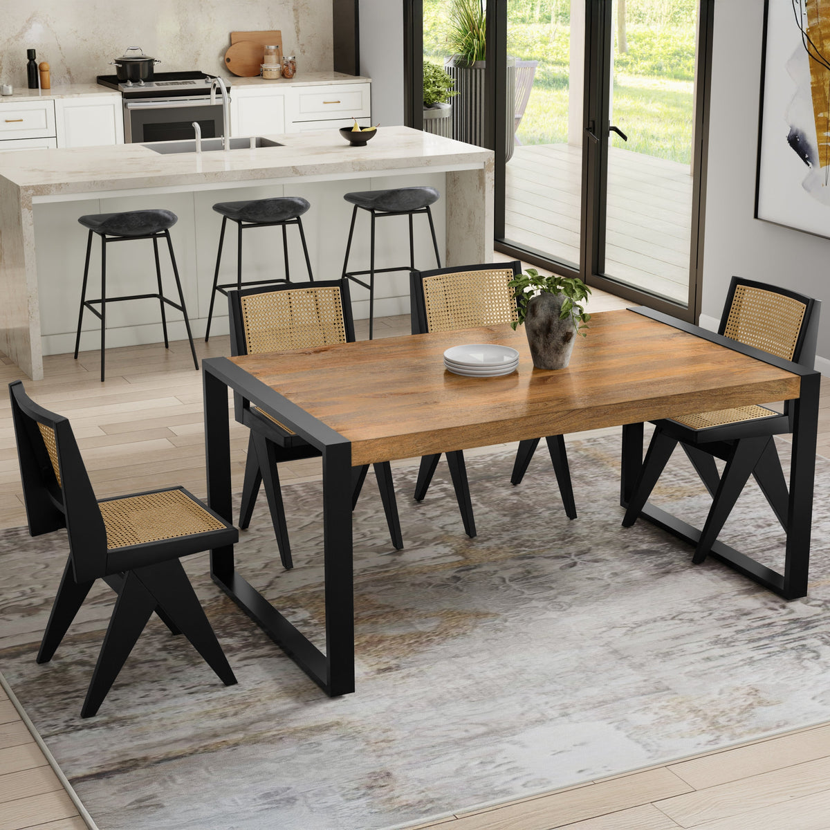 McKenzie Dining Table in Light Tobacco