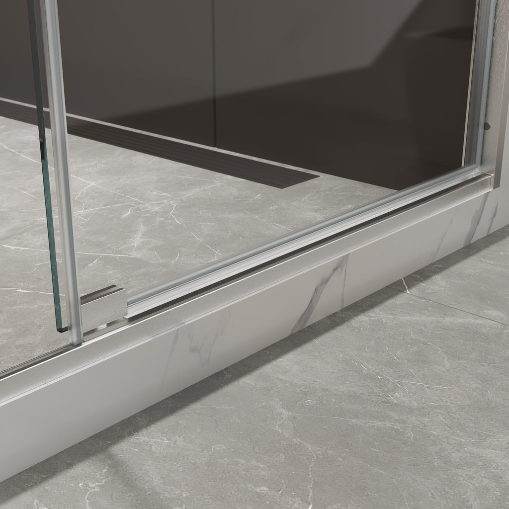 50-54"W X 74"H Pivot Shower Door