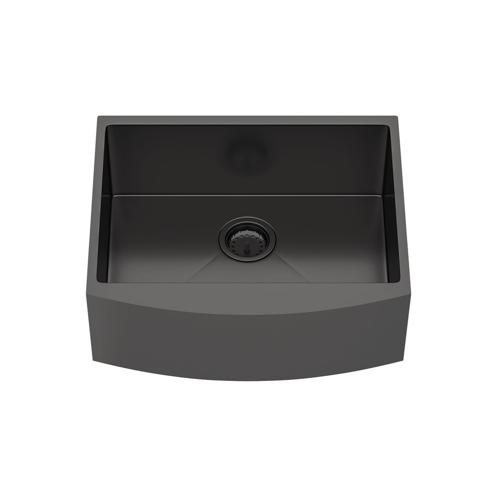 24" x 21" x 10" Gunmetal Kitchen Sink