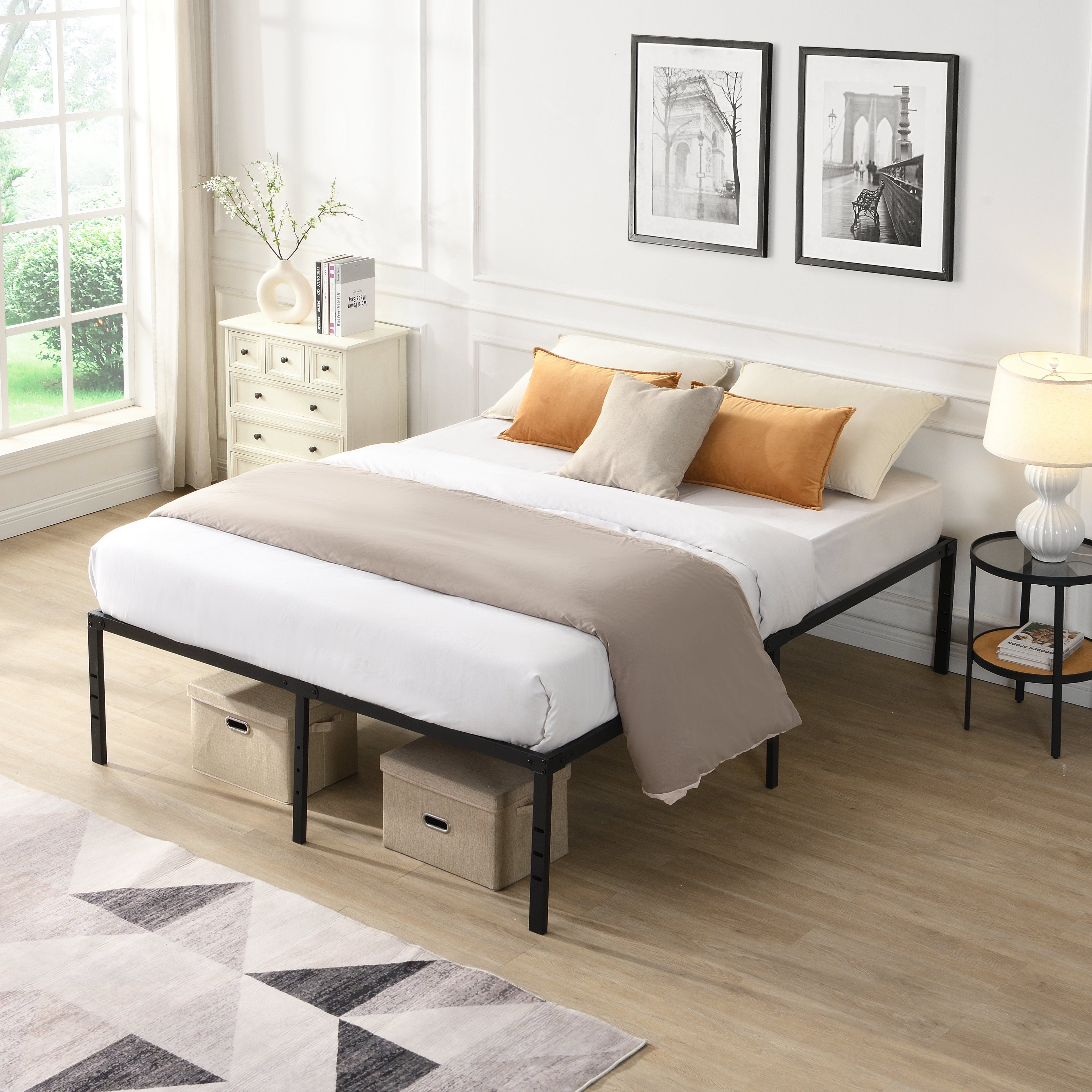 King Size Heavy Duty Metal Bed Frame