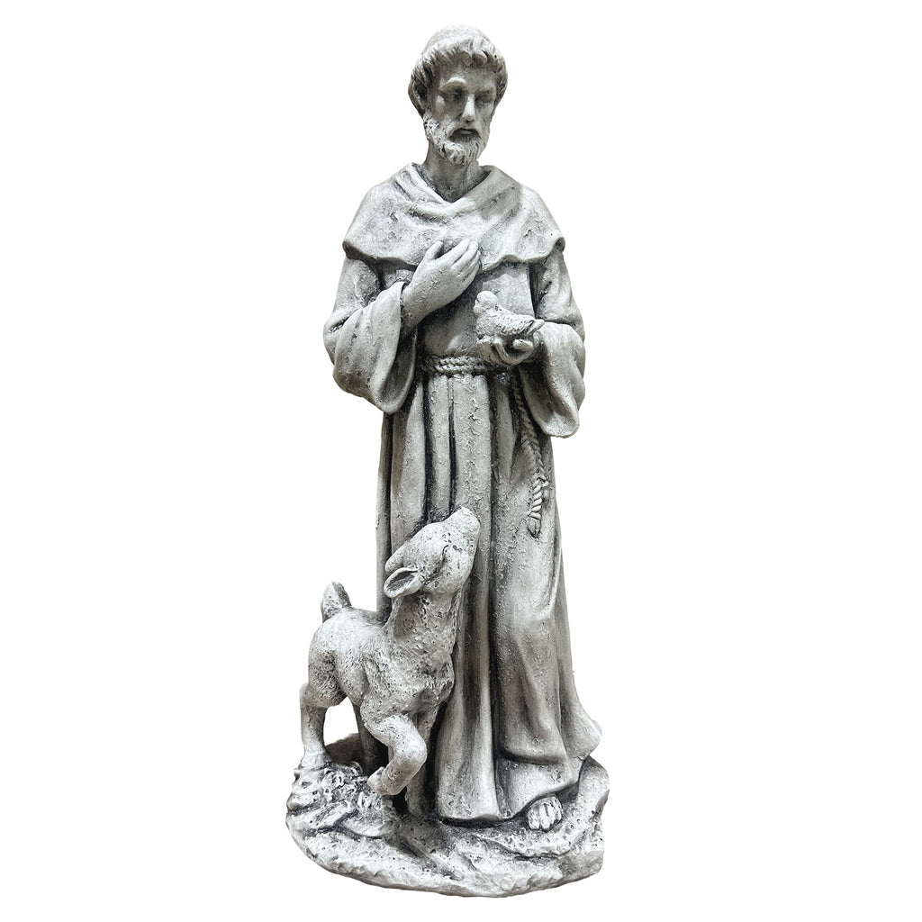 Magnesium Oxide Saint Statue With Lamb