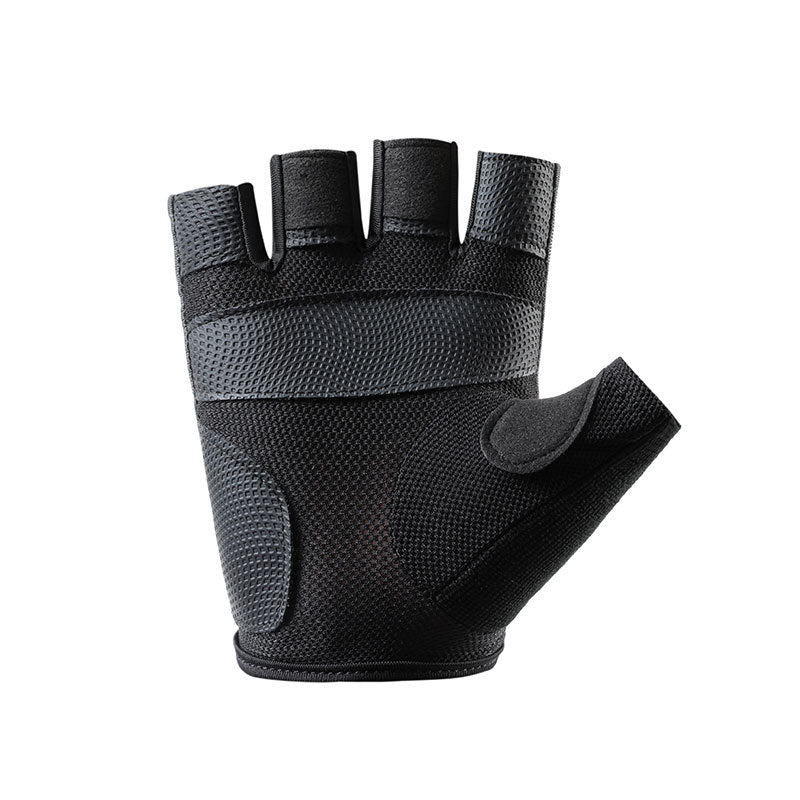 Cycling Half-Finger Outdoor Fitness Sun Protection Fishing Ice Silk Thin Gloves