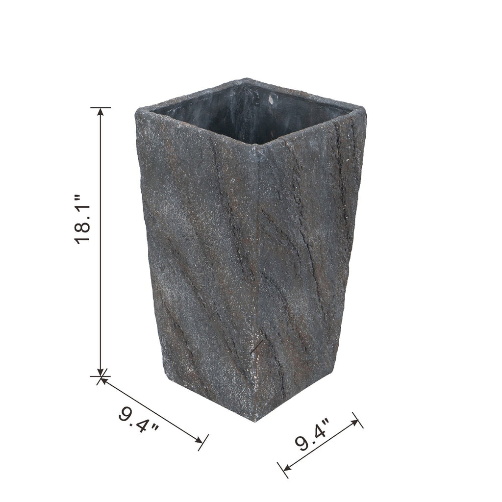 Large Cement Planter for Indoor and Outdoor Use
