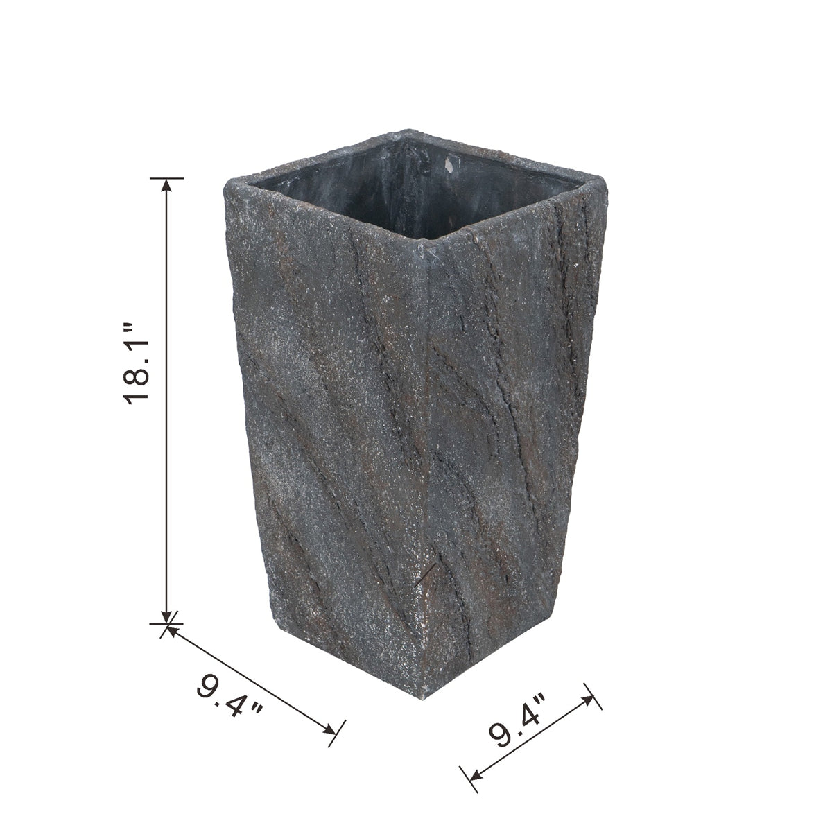 Large Cement Planter for Indoor and Outdoor Use