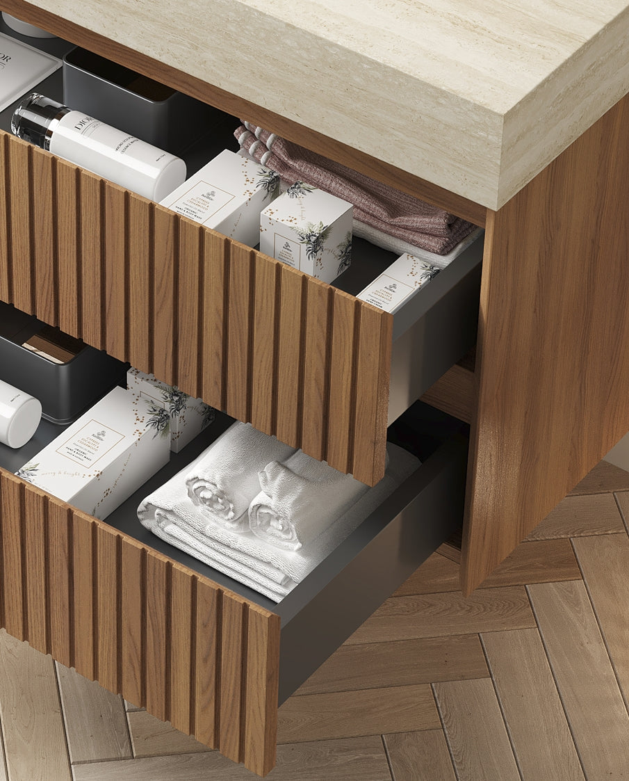 Tilley 30'' Wall-Mounted Cabinet with 2 Drawers
