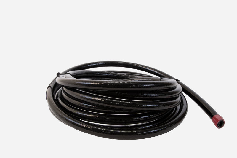 Aeromotive PTFE SS Braided Fuel Hose - Black Jacketed - AN-08 x 4ft 15324