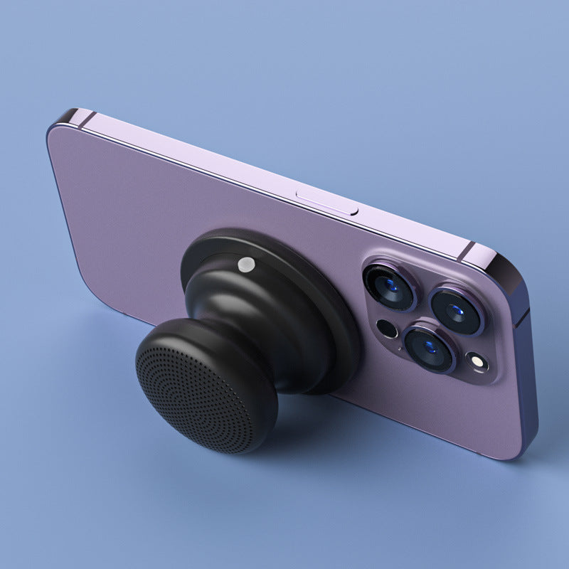 Bluetooth Base Of Loudspeaker Box Magnetic Phone Holder Waterproof Mini Wireless Stereo