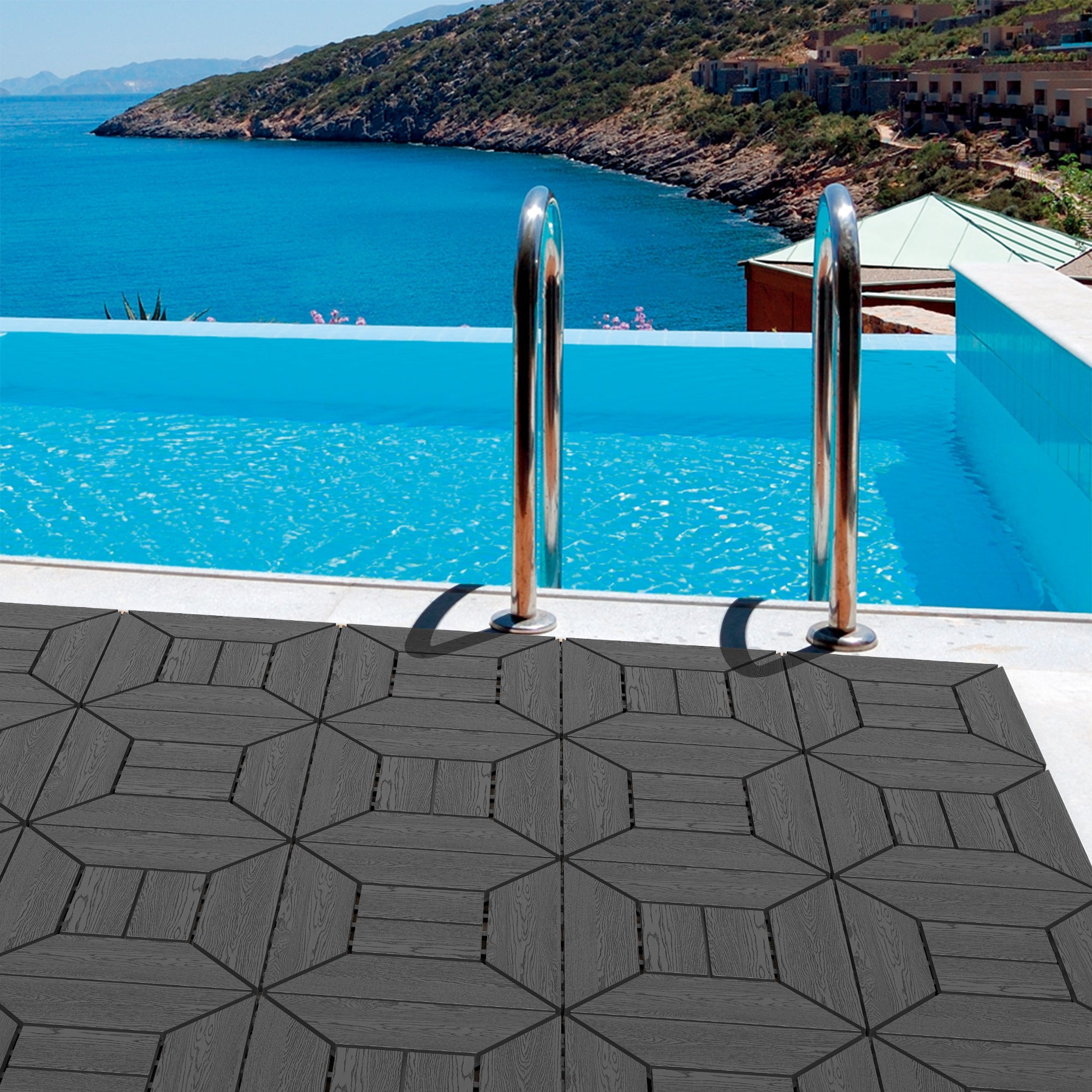 12 Inch Interlocking Deck Tiles