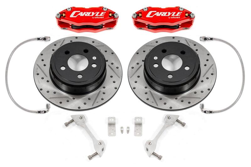 BMR Suspension BMR 08-23 Dodge Challenger Brake Kit For 15in Conversion Red Calipers Non-Demon/Redeye DBK111