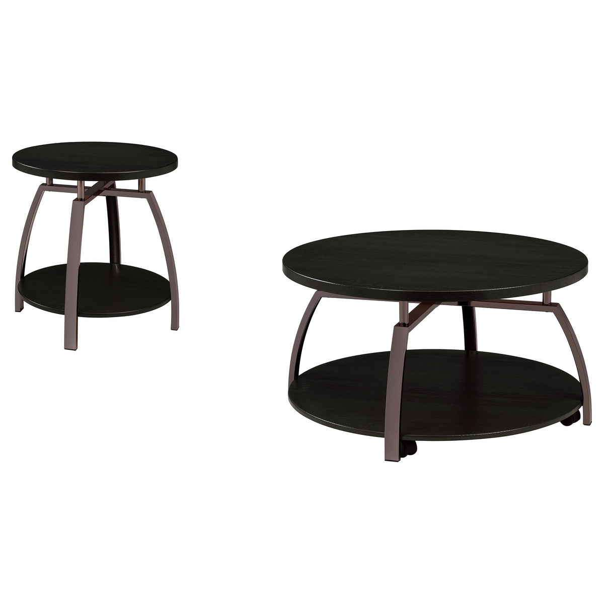 Starrett Dark Coffee Table and End Table Set