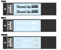 HKS Sticker Tuned by HKS W120 MIRROR 51003-AK145