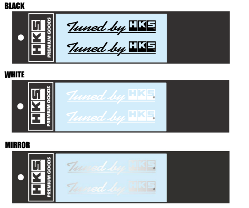 HKS Sticker Tuned by HKS W120 MIRROR 51003-AK145