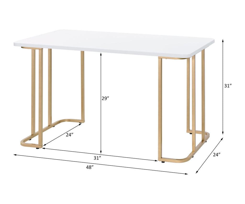 Estie Rectangular Writing Desk