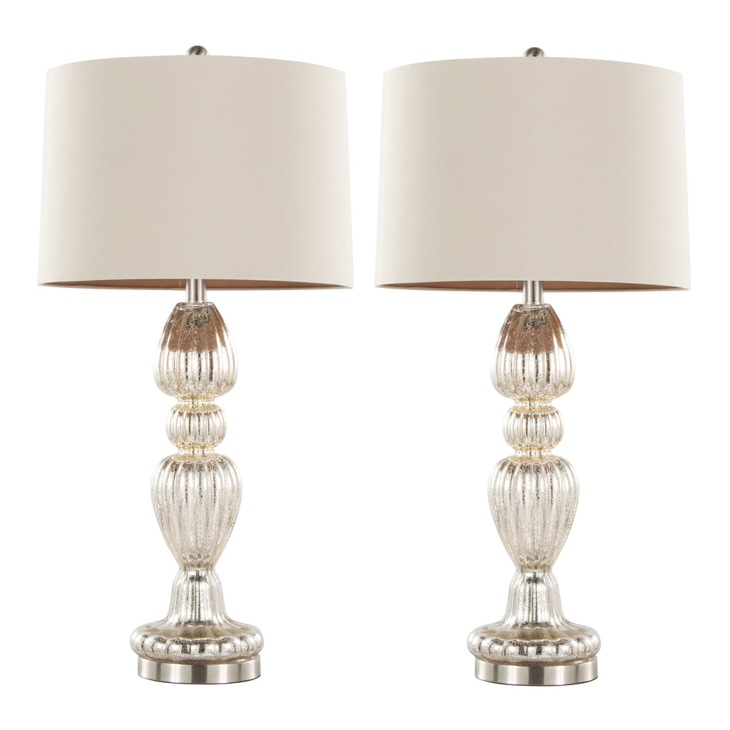 Spade 30" Contemporary Glass Table Lamp