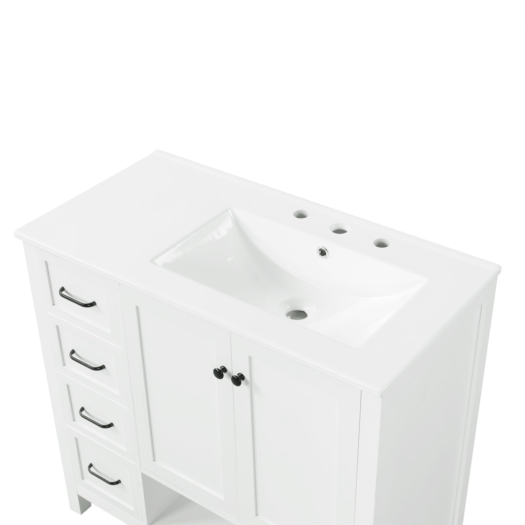 36" Bathroom Vanity with Sink Top