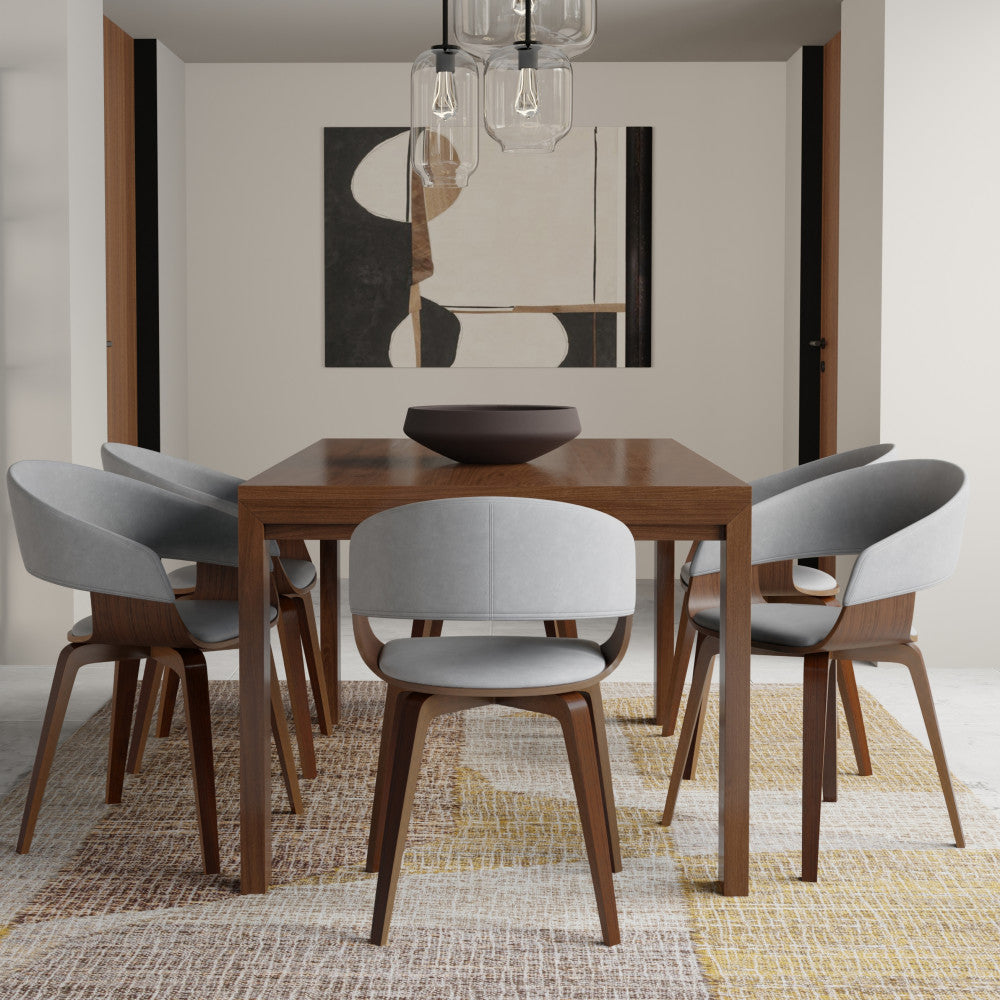 Wilson Dining Table in Handcrafted Walnut Finish