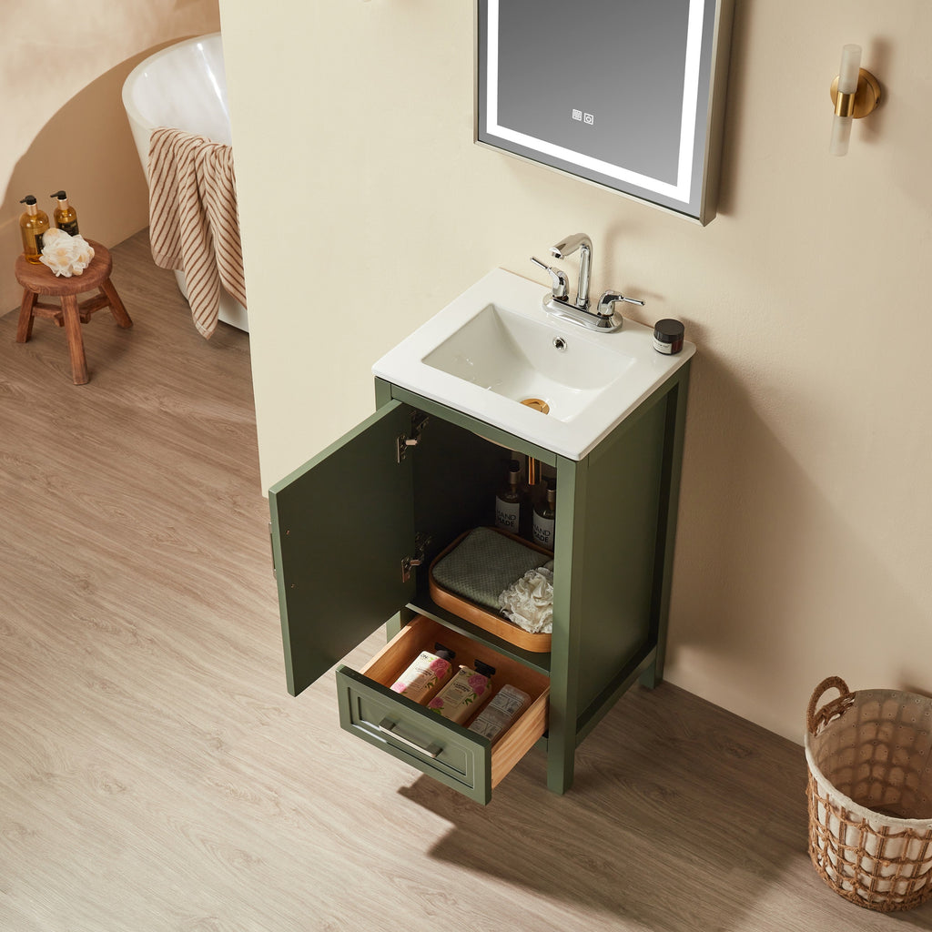 Freestanding 18'' Bathroom Vanity