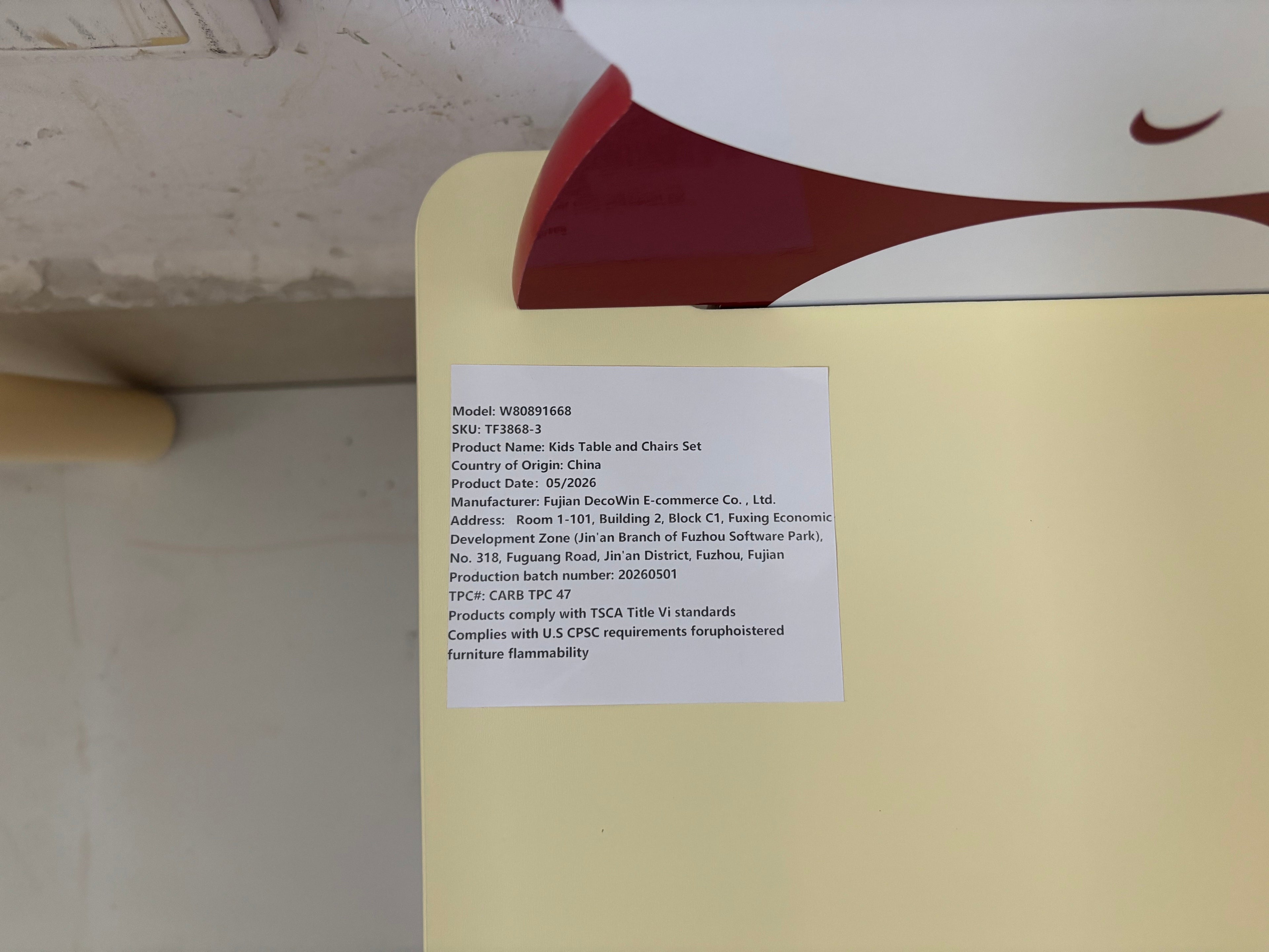 Kids Table and 2 Chairs Set