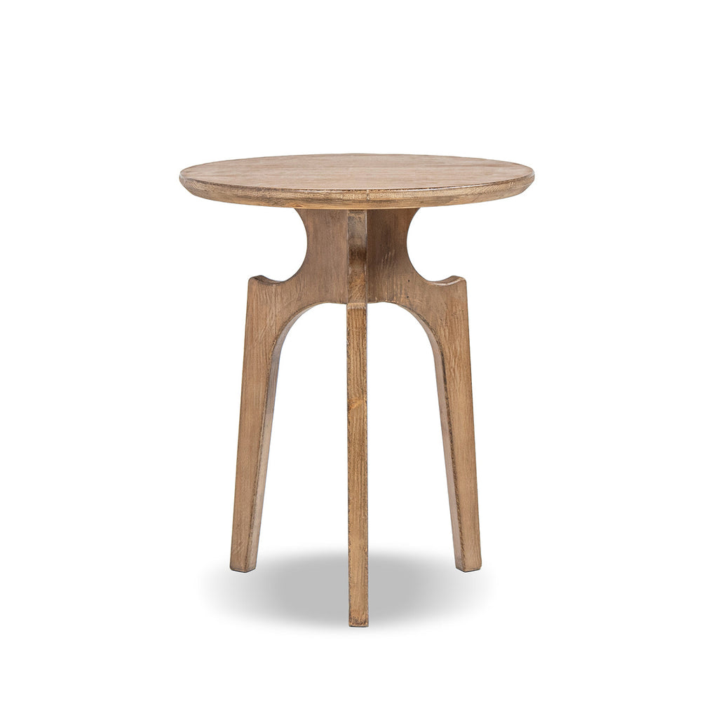 Carmel 22" Round Reclaimed Pine Side Table