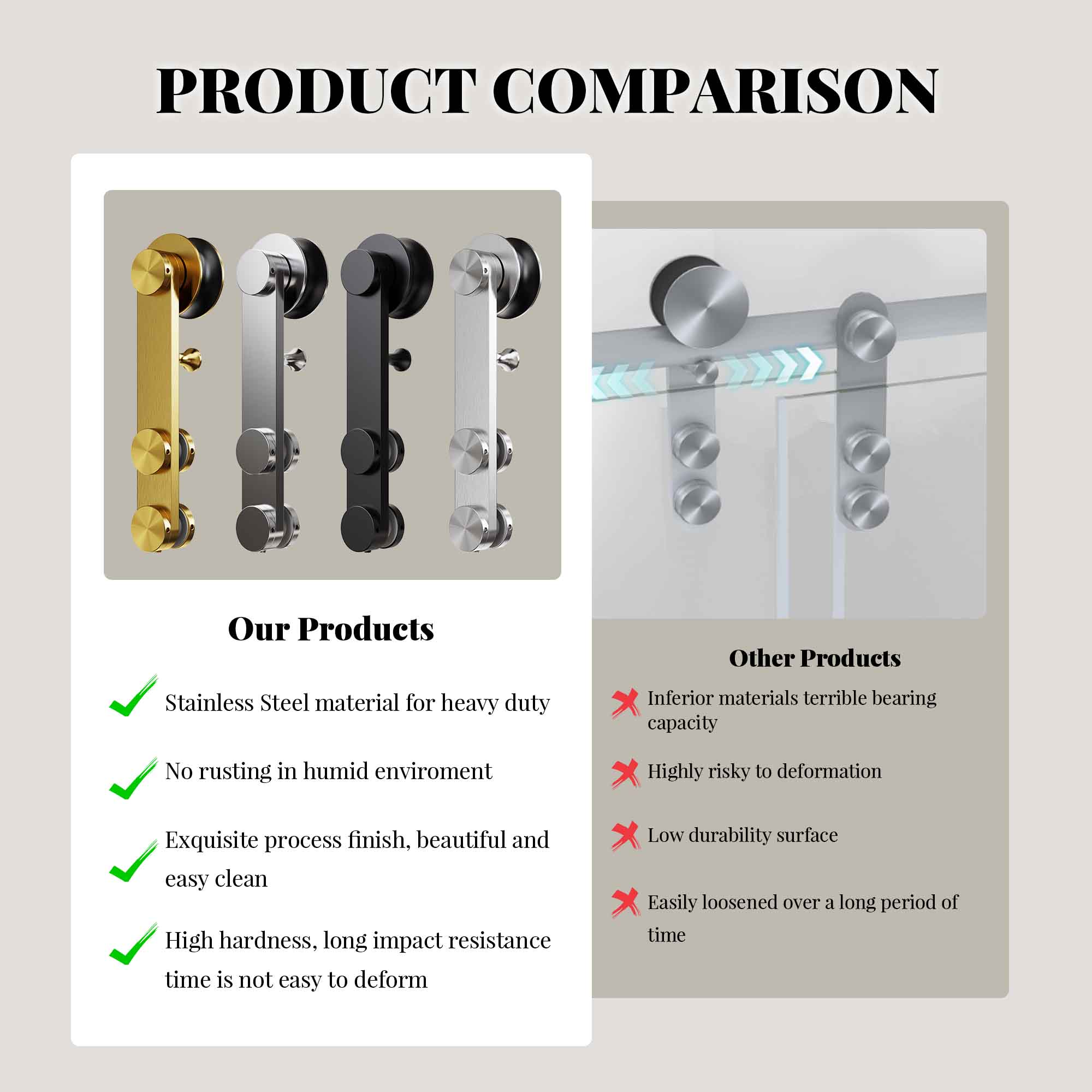 Frameless Single Sliding Shower Doors