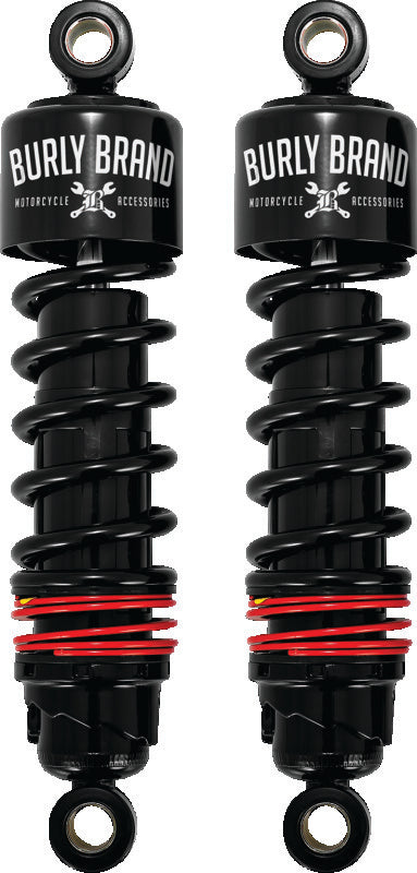 Burly Brand Slammer Shocks FLH - Black B28-1204B