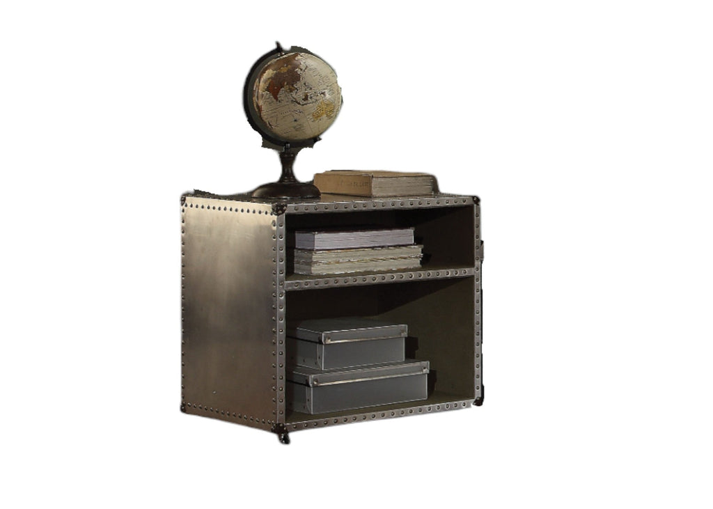 Brancaster Aluminum Nightstand With USB