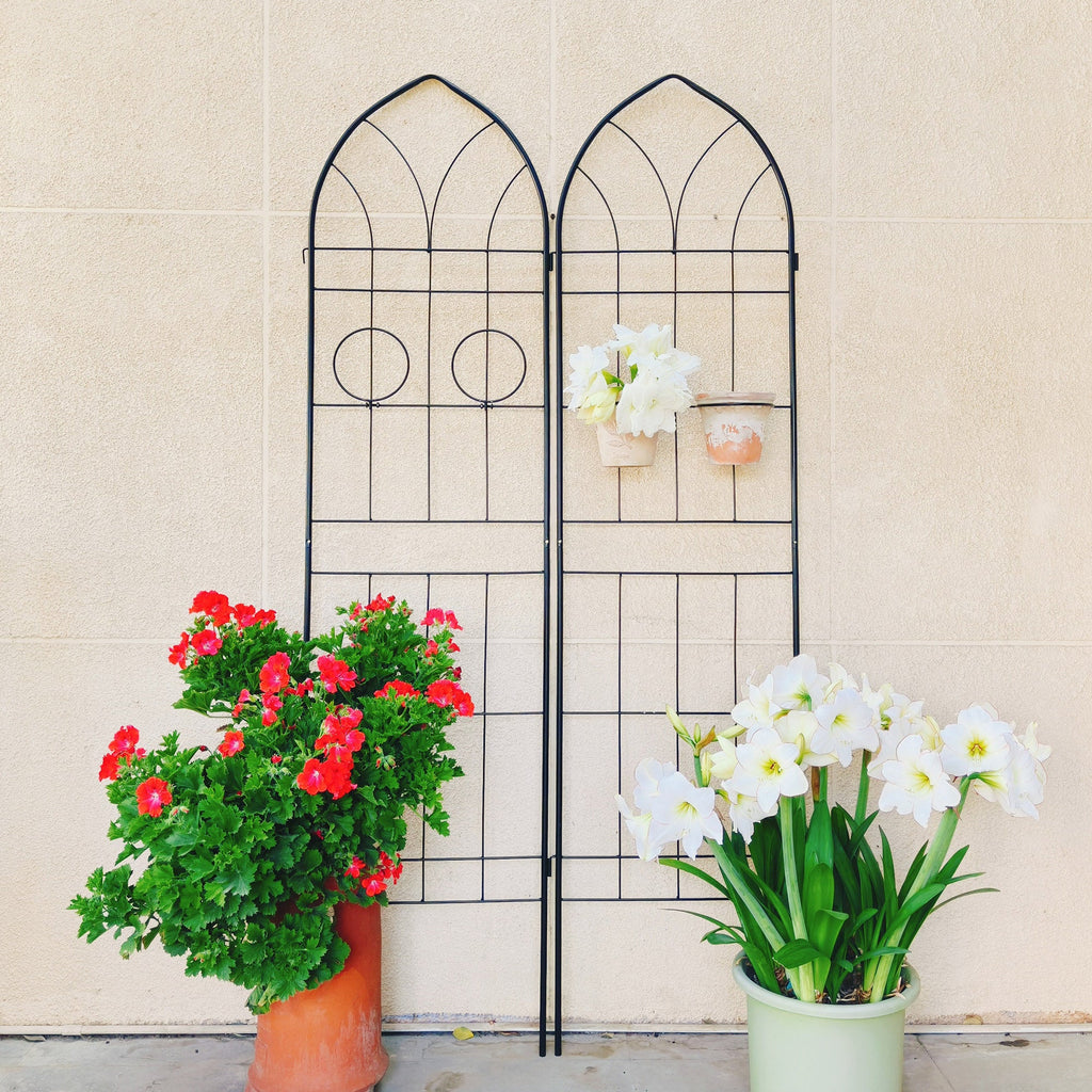 4 Pack Metal Garden Trellis - 78.7" x 19.7"