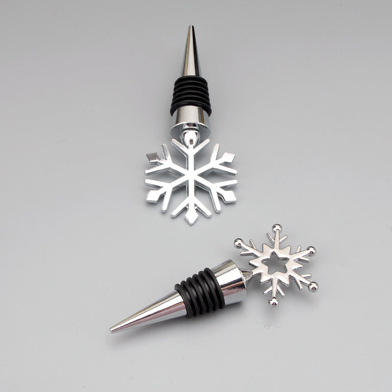 Starfish Heart-Shaped Snowflake Freshness-Sealing Alloy Bottle Stopper