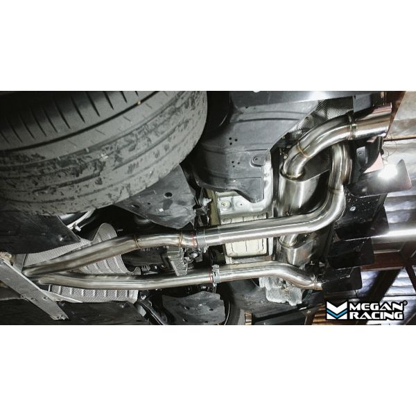 Megan Racing - Dual Exit CBS Exhaust System for Toyota Supra 2020+ (3.0) T-304 Stainless Steel