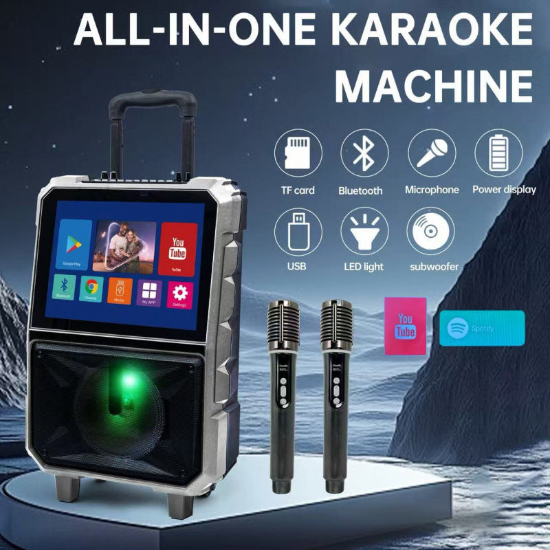 Karaoke Machine Home KTV All-in-one With Screen And Dual Microphones