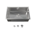 Stainless Steel Kitchen Sink, 30"x19" Drop In Single Bowl