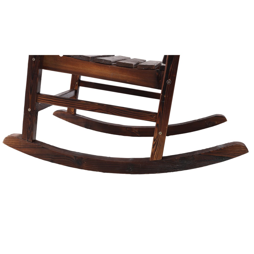 Wooden Oversized Porch Rocker Chair