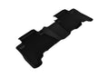 3D MAXpider 2010-2020 Toyota 4Runner Kagu 2nd Row Floormats - Black L1TY04421509
