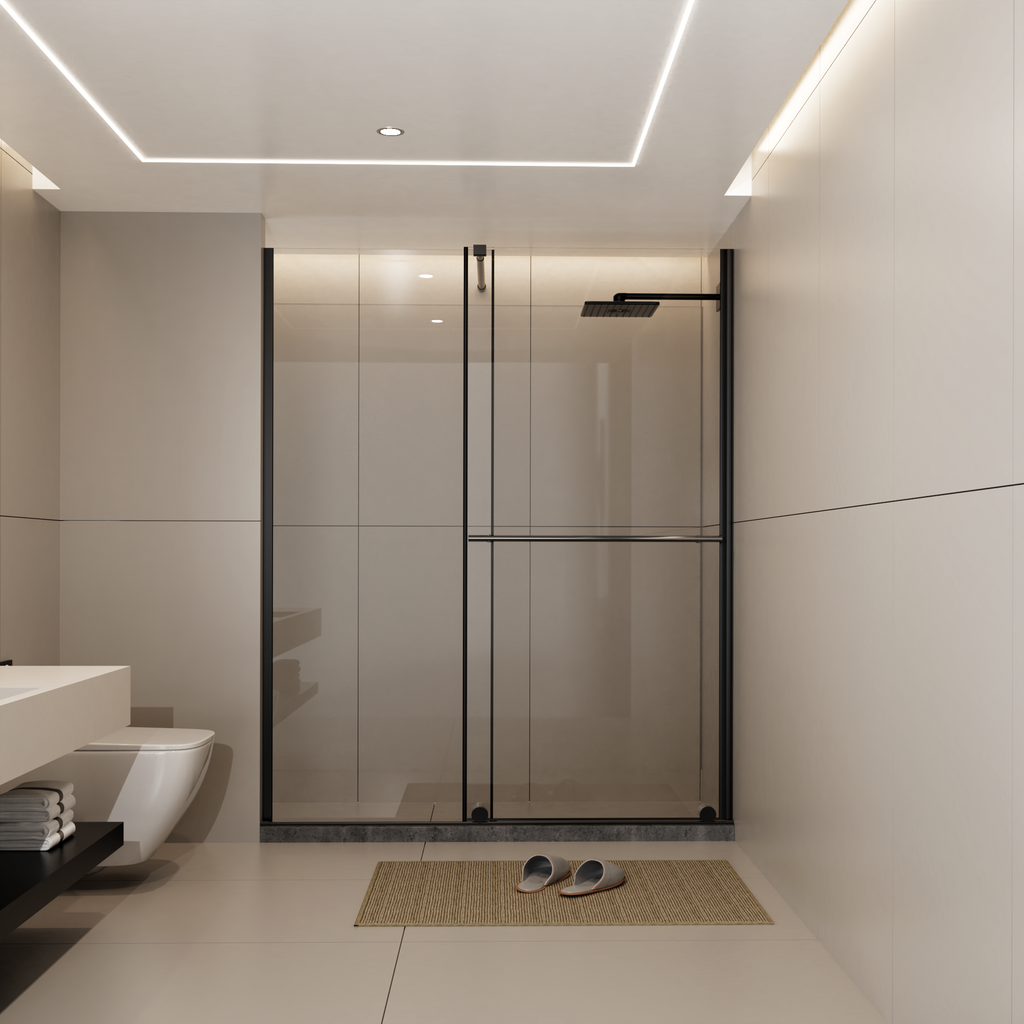 Glass Shower Door, 30 - 60 in.W x 72 in.H