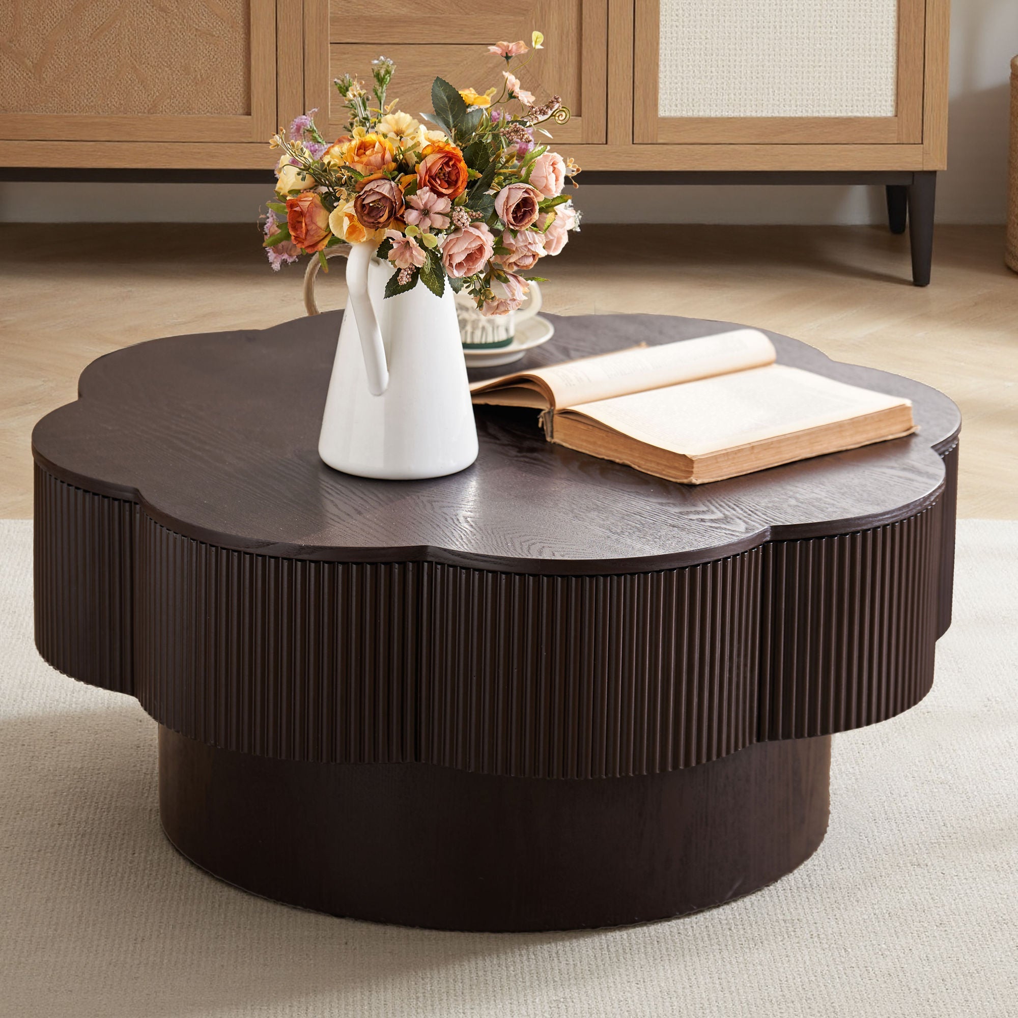 Modern Flower Shaped Coffee Table
