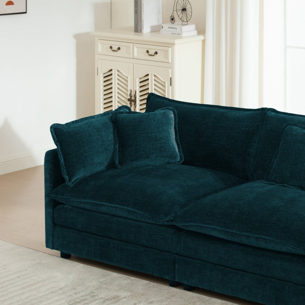 Sofa Set of 3 - Modern Living Room Sofa Set with Accent Chairs