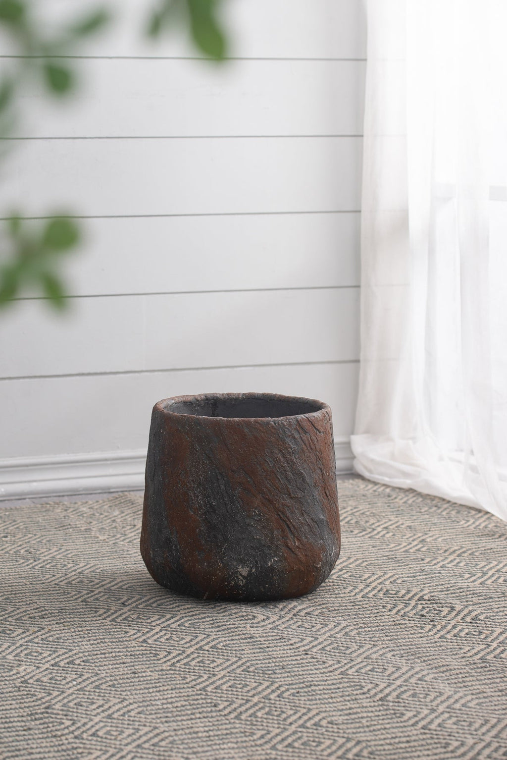 Cement Planter - 12.6" x 12.6" x 11.8"