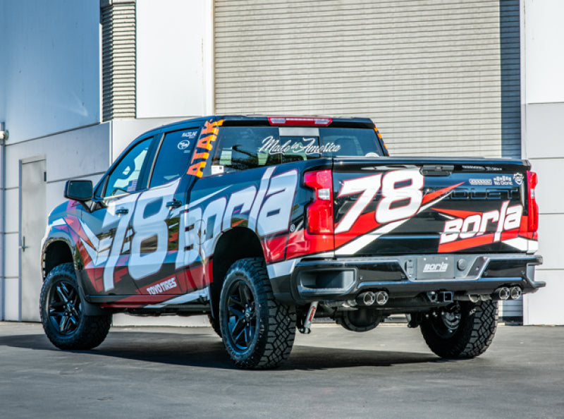 Borla 19 Chevrolet Silverado/GMC Sierra 1500 6.2L SS Touring Catback Exhaust - Carbon Fiber Tips 140772CF