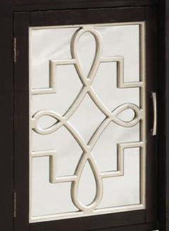 Kacia Antique 4 Door Storage Cabinet