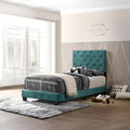 Charming Twin Bed In Refreshing Hue
