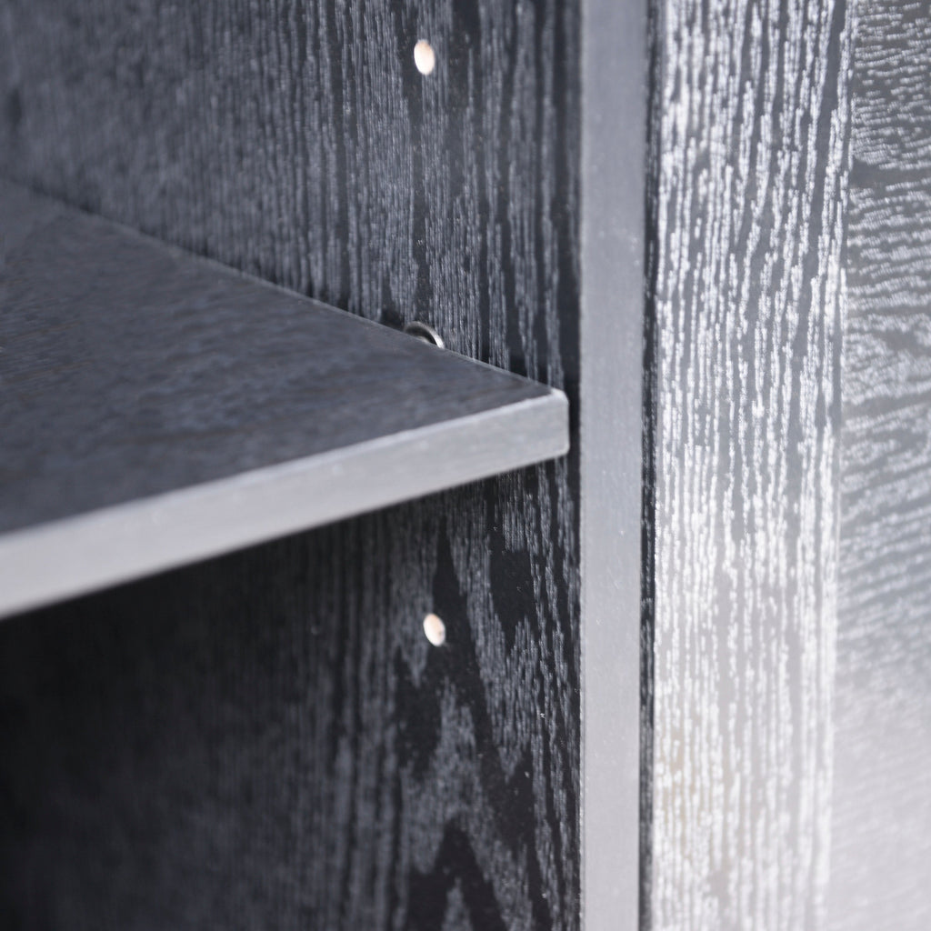 45" W Storage Cabinet with 3 Mirrored Acrylic Doors
