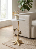 14x14x23.6" Leafy Branch Side Table