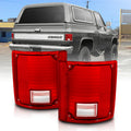 ANZO 1978-1991 Chevy Blazer Taillight Red/Clear Lens w/o Chrome Trim Fleetside (OE Replacement) 311317
